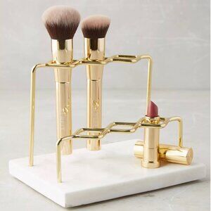 Anthropologie Marble Vanity Organizer Brush Holder